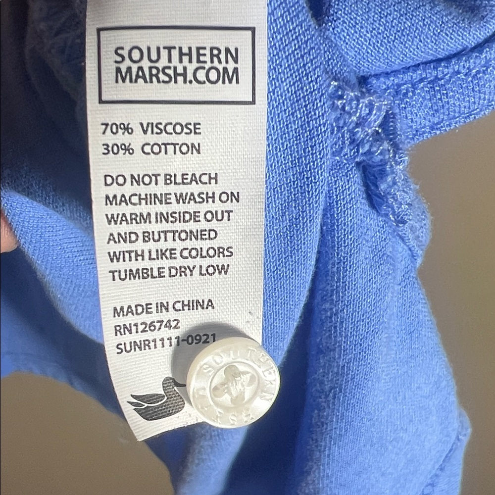 Southern Marsh Sky Blue Polo Shirt - Picture 5 of 5